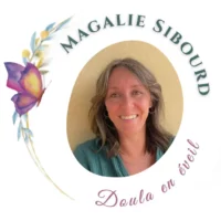 Magalie Sibourd Doula en éveil logo avec photo